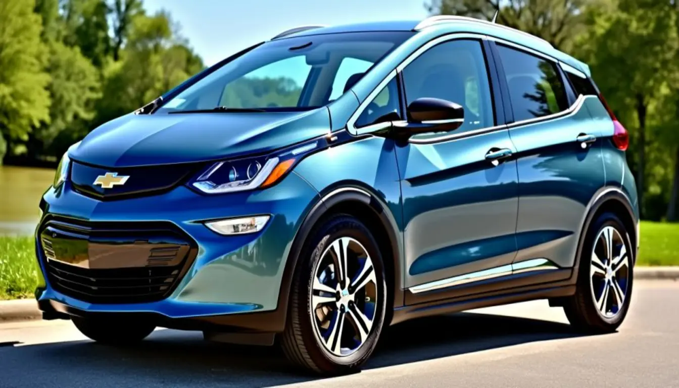 Chevy Bolt EV in a scenic outdoor setting