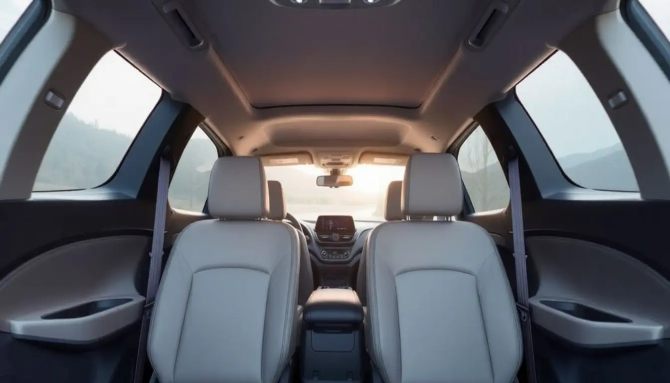 interior view of the chevy Bolt EV with modern design